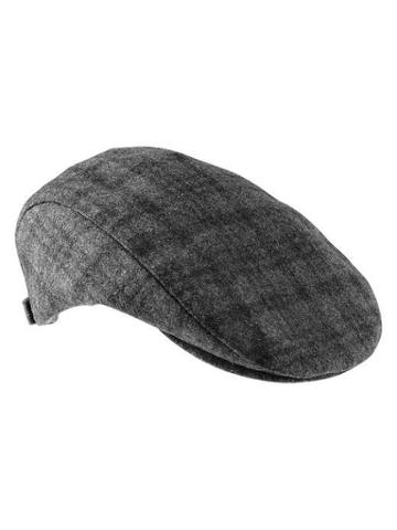 Gap Wool Driver Hat - Gray Plaid