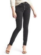 Gap Women Authentic 1969 True Skinny High Rise Jeans - Black