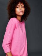 Gap Women Open Neck Sweatshirt - Palm Springs Pink