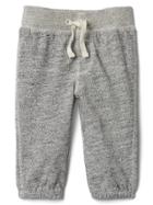 Gap Women Banded Marled Pants - Marled Grey Heather