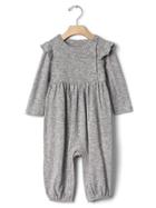 Gap Marl Flutter One Piece - Light Grey Marle