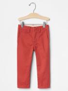 Gap Solid Khakis - Totem Red