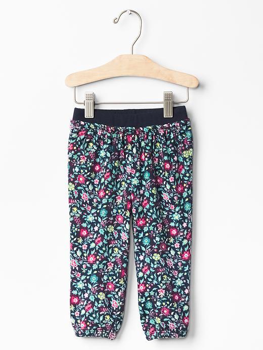 Gap Floral Print Joggers - Blue Floral