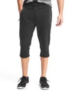 Gap Men Performance Cotton Zip Pocket Crop Pants - Black