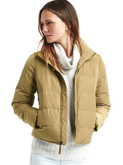 Gap Women Coldcontrol Max Puffer Jacket - Cream Caramel