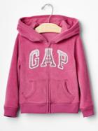 Gap Pro Fleece Logo Zip Hoodie - Pink Raspberry
