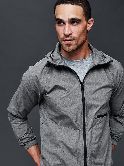 Gap Men Fit Colorblock Jacket - Heather Grey
