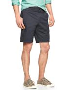 Gap Lived In Flat Front Shorts 10&quot; - French Navy