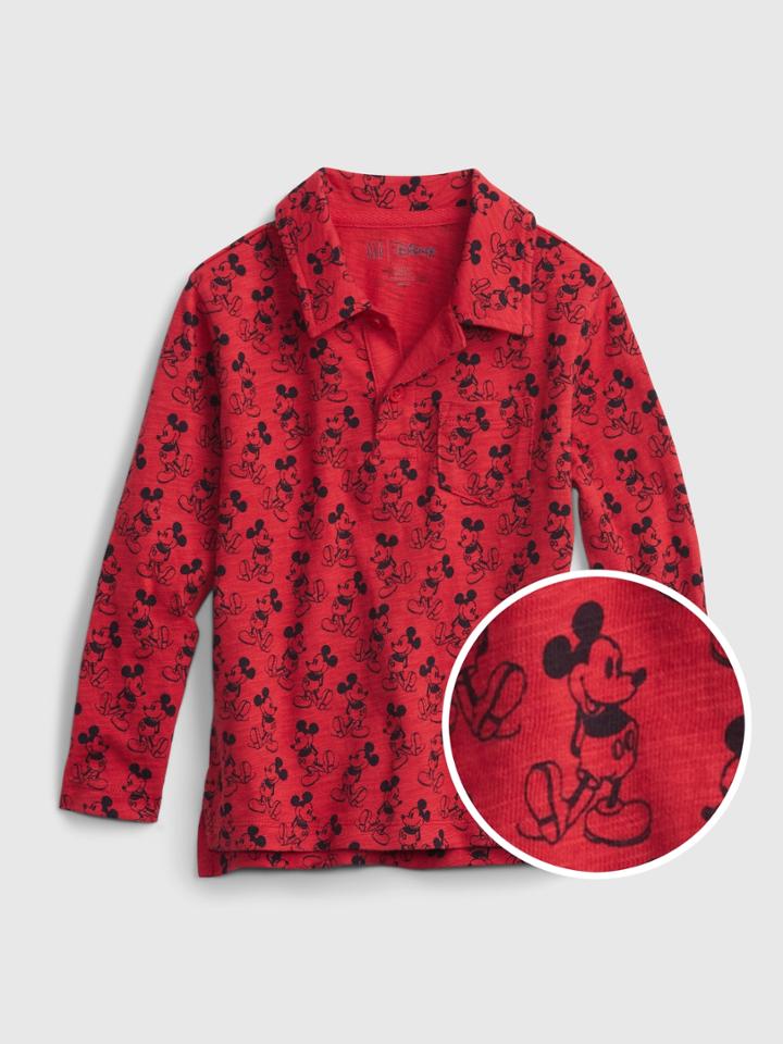 Babygap | Disney Mickey Mouse Print Polo Shirt Shirt