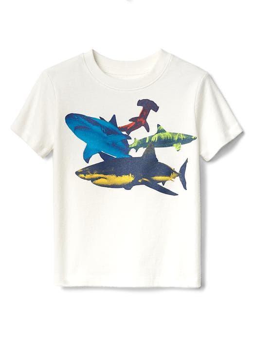 Gap Graphic Short Sleeve Tee - White Shark