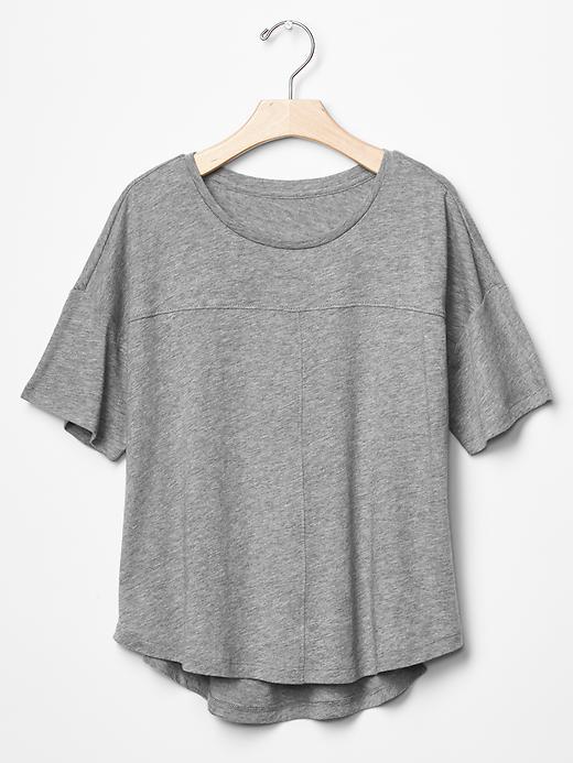 Gap Hi Lo Dolman Tee - Grey Heather