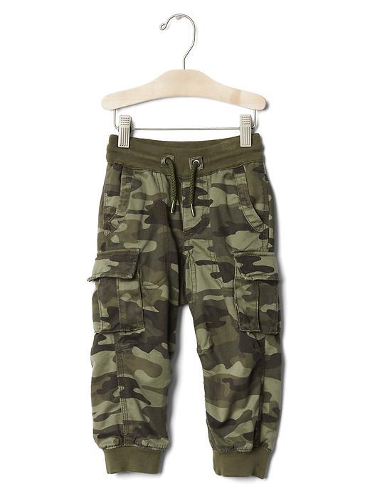 Gap Camo Pull Up Cargo Joggers - Army Jacket Green