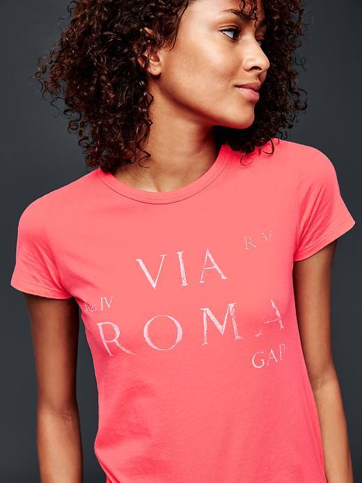 Gap Women Summer City Graphic Tee - Rome