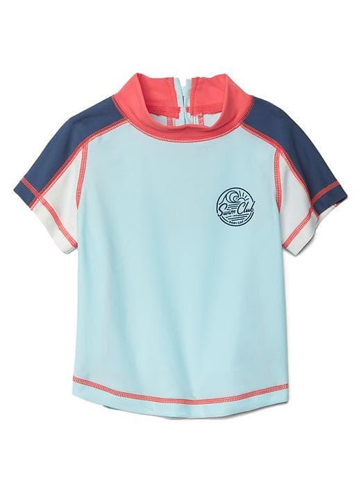 Gap Swim Club Short Sleeve Rashguard - Pacific Mist