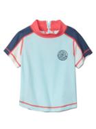 Gap Swim Club Short Sleeve Rashguard - Pacific Mist