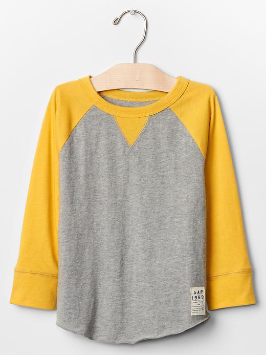 Gap Tri Blend Baseball Tee - Starlight Gold