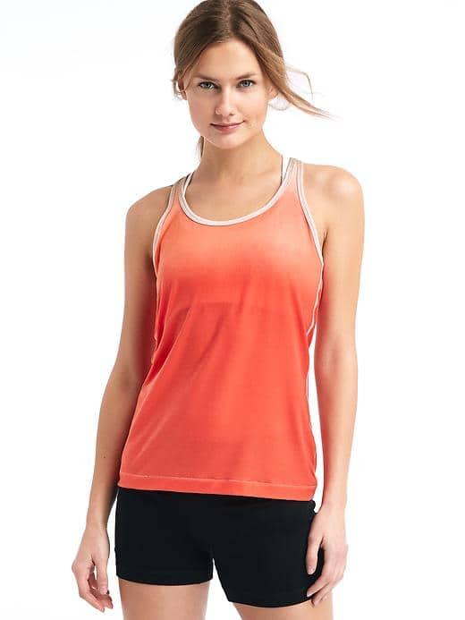 Gap Women Gapfit Breathe Racerback Tank - Fresh Coral