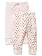 Gap Bow Knit Pants 2 Pack - Pink Cameo
