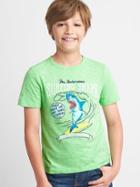 Gap Graphic Short Sleeve Slub Tee - Julep Green