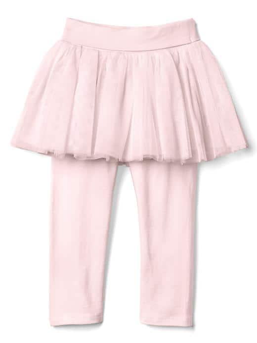 Gap Women Tulle Skirt Legging Duo - Pink Cameo