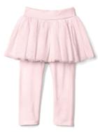 Gap Women Tulle Skirt Legging Duo - Pink Cameo