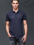 Gap Men Vintage Wash Polo - Dark Night