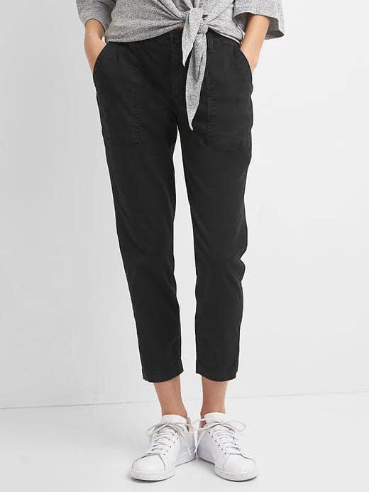 Gap Girlfriend Utility Chinos - Moonless Night