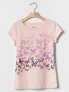 Gap Embellished Graphic Tee - Pink Cameo