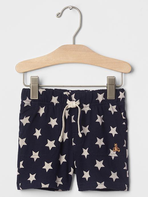 Gap Print Pull On Shorts - Dark Night