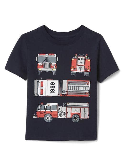 Gap Women Graphic Short Sleeve Tee - Blue Galaxy