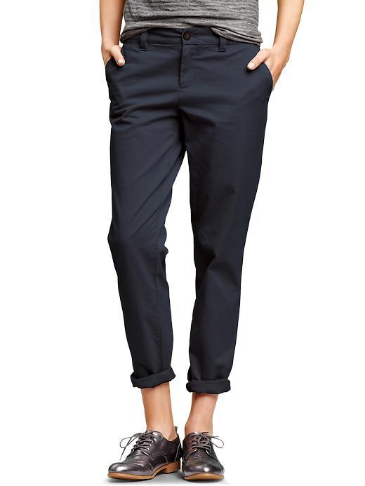 Gap Broken In Straight Khakis Galaxy Blue LookMazing