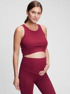 Maternity Gapfit Ribbed Crop Top