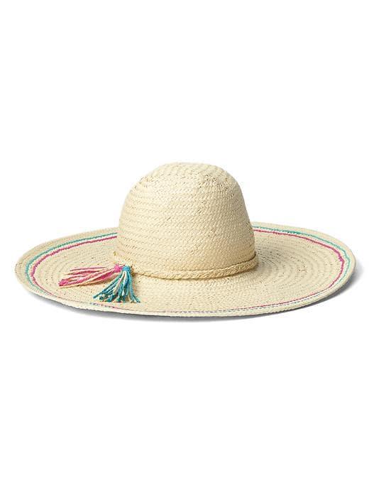 Gap Women Braided Band Floppy Hat - Natural