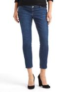 Gap Authentic 1969 Inset Panel True Skinny Ankle Jeans - Medium Indigo