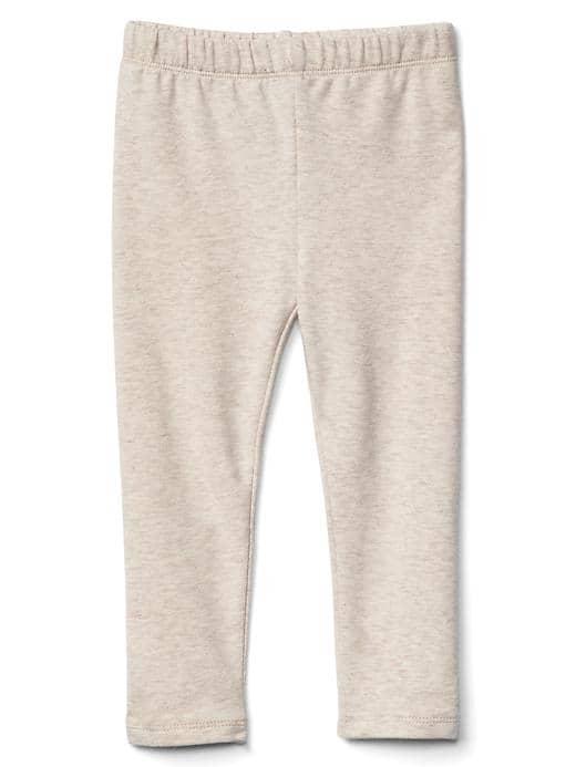 Gap Women Soft Terry Leggings - Oatmeal Heather