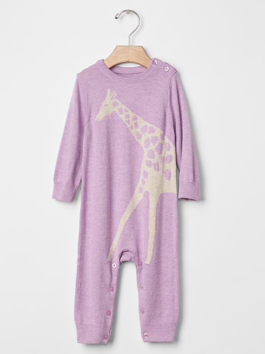 Gap Giraffe Sweater One Piece - Heather Lilac