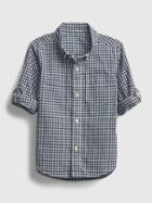 Toddler Gingham Print Shirt