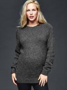 Gap Cozy Crew Pullover Sweater - Charcoal Gray