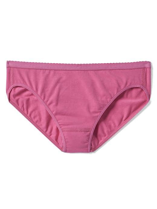 Gap Women High Cut Logo Bikini - Crushed Berry