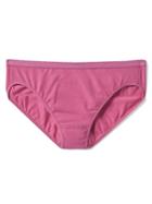 Gap Women High Cut Logo Bikini - Crushed Berry