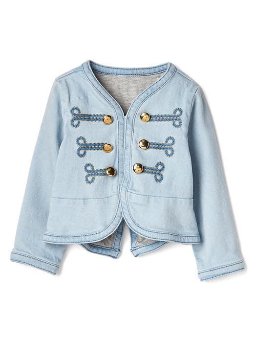 Gap 1969 Denim Band Jacket - Light Wash