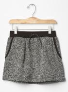 Gap Gapkids X Ed Marled Skirt - Light Grey Marle