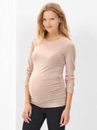 Gap Pure Body Long Sleeve T - Pink Heather