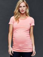 Gap Pure Body Crewneck Stripe Tee - Pink Stripe