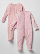 Gap Favorite Footed One Piece 2 Pack - Pure Pink