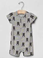 Gap Swimming Fish One Piece - Gray