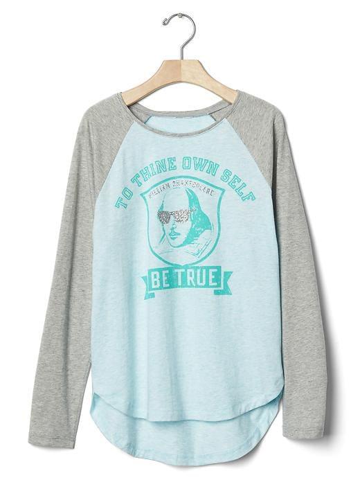 Gap All Star Baseball Tee - Turquoise