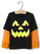 Gap 2 In 1 Glow In The Dark Tee - True Black
