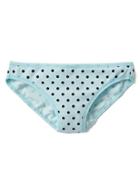 Gap Women Stretch Cotton Low Rise Bikini - Spring Dot Blue Tint