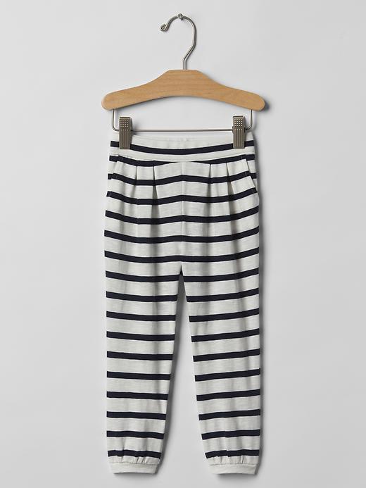 Gap Pleat Joggers - Blue Stripe